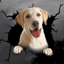 Laden Sie das Bild in den Galerie-Viewer, Kreativer Hundeaufkleber für Autofenster