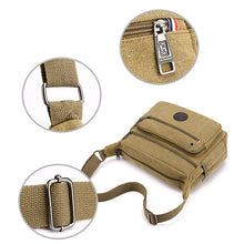 Laden Sie das Bild in den Galerie-Viewer, Modische Umhängetasche aus Segeltuch mit großem Fassungsvermögen