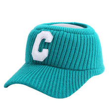 Laden Sie das Bild in den Galerie-Viewer, Süße gestrickte warme Baseballmütze