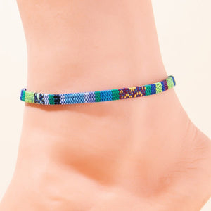 Geflochtenes Regenbogen-Armband