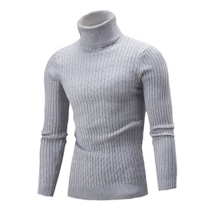 Lässiger Langärmliger Rollkragenpullover für Herren