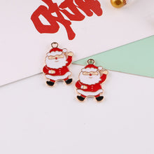 Laden Sie das Bild in den Galerie-Viewer, Weihnachten Schneemann und Schneeflocke Anhänger