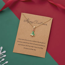 Laden Sie das Bild in den Galerie-Viewer, Legierungshalskette der Weihnachtsserie