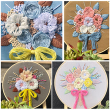 Laden Sie das Bild in den Galerie-Viewer, Handgemachte kreative DIY-Blumenstickerei