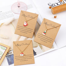 Laden Sie das Bild in den Galerie-Viewer, Legierungshalskette der Weihnachtsserie