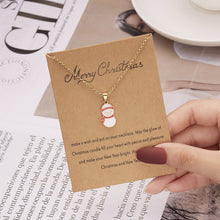 Laden Sie das Bild in den Galerie-Viewer, Legierungshalskette der Weihnachtsserie