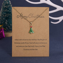 Laden Sie das Bild in den Galerie-Viewer, Legierungshalskette der Weihnachtsserie