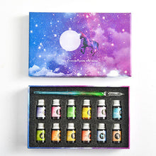 Laden Sie das Bild in den Galerie-Viewer, Sternenhimmel Glasstift-Tinten-Set