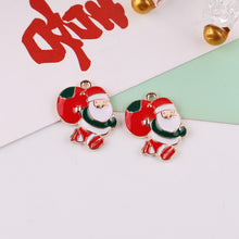 Laden Sie das Bild in den Galerie-Viewer, Weihnachten Schneemann und Schneeflocke Anhänger