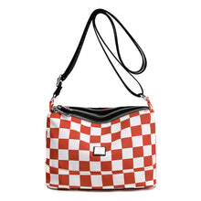 Laden Sie das Bild in den Galerie-Viewer, Exquisite vielseitige modische wasserdichte karierte Umhängetasche aus Nylon