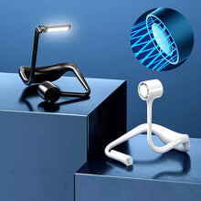 Laden Sie das Bild in den Galerie-Viewer, Kreativer tragbarer USB-Ladelüfter mit Licht