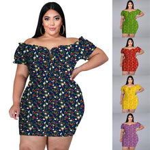 Laden Sie das Bild in den Galerie-Viewer, Damen sexy Sommerkleid