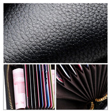 Laden Sie das Bild in den Galerie-Viewer, Akkordeon Kunstleder Kartenhalter