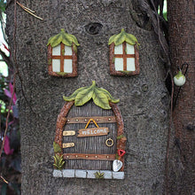 Laden Sie das Bild in den Galerie-Viewer, Garten Feentür und -Fenster für Bäume
