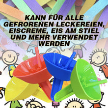 Laden Sie das Bild in den Galerie-Viewer, Tropfsicherer Eislutscherhalter mit Strohhalm