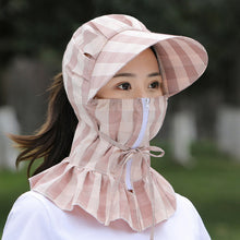 Laden Sie das Bild in den Galerie-Viewer, Sonnenhut mit Fächervisier und langer Krempe