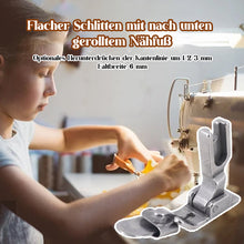 Laden Sie das Bild in den Galerie-Viewer, Nähkanten-Klappnähfuß