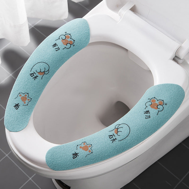 Toilettensitz Cartoon Aufkleber