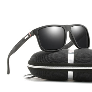 2021 polarisierte Sonnenbrille mit schwarzem Rahmen