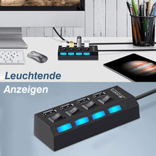 Laden Sie das Bild in den Galerie-Viewer, Hochgeschwindigkeits-USB-Hub mit mehreren Anschlüssen