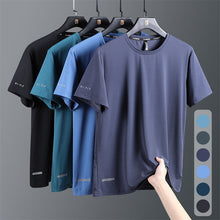 Laden Sie das Bild in den Galerie-Viewer, Rundhals-T-Shirt aus Eisseide
