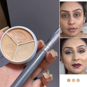 3-in-1-Palette für Konturen und Leuchtkorrekturen