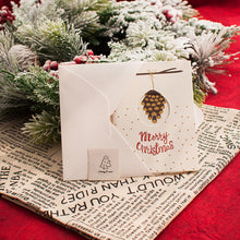 Laden Sie das Bild in den Galerie-Viewer, Einzigartige Handliche Weihnachtsgrußkarten aus Papier