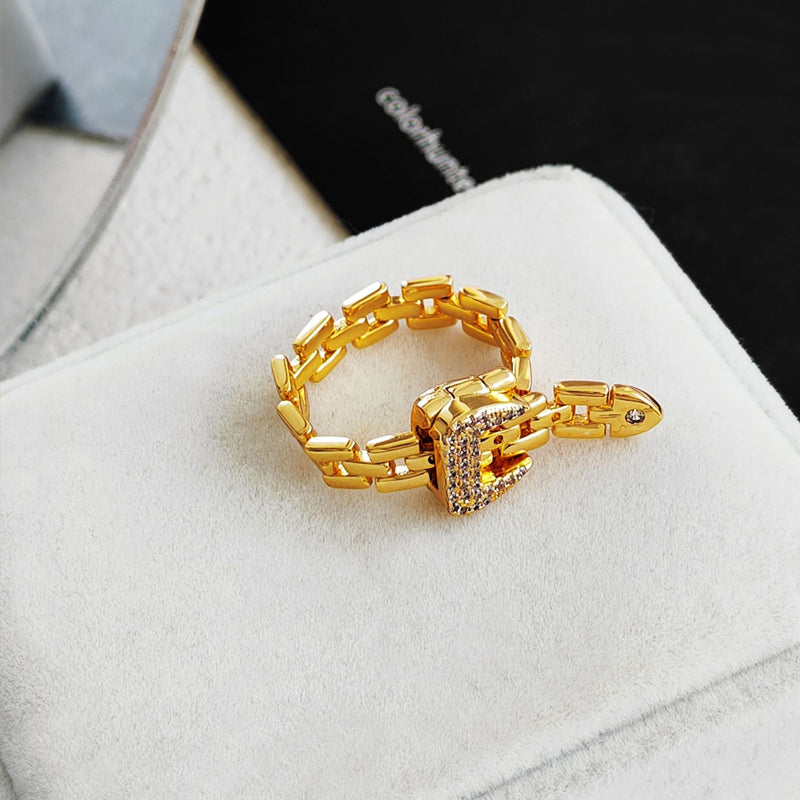 Kette Gürtelschnalle Ring