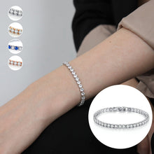 Laden Sie das Bild in den Galerie-Viewer, Funkelndes Moissanit-Armband