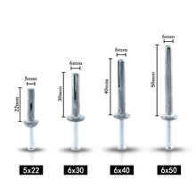 Laden Sie das Bild in den Galerie-Viewer, Gehämmerte Dehnschraube aus Zinklegierung