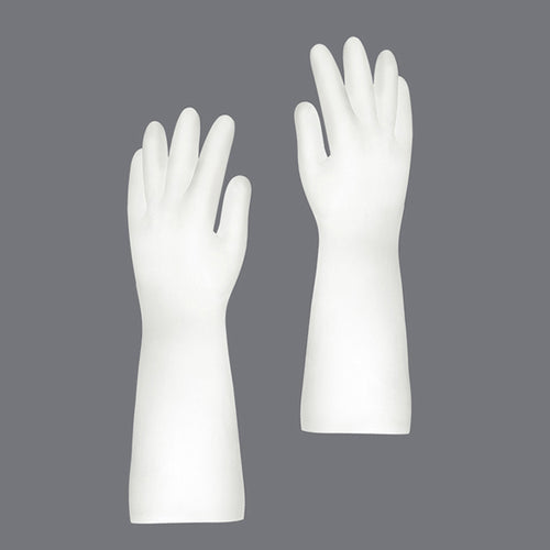 Wasserdichte und strapazierfähige Gummi Spülhandschuhe (4 Paar)