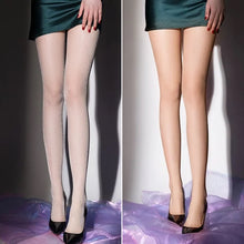 Laden Sie das Bild in den Galerie-Viewer, Glänzende dünne Strumpfhosensocken