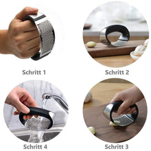 Laden Sie das Bild in den Galerie-Viewer, Hochwertige Knoblauchpresse aus Edelstahl