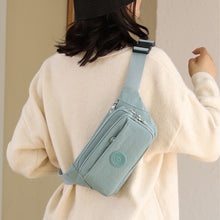 Laden Sie das Bild in den Galerie-Viewer, Leichte Gürteltasche mit mehreren Fächern und Reißverschluss
