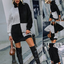 Laden Sie das Bild in den Galerie-Viewer, Damen Langer Langärmeliger Lockerer Plüsch-Kapuzenpullover