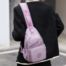 Laden Sie das Bild in den Galerie-Viewer, Damen-Schultertasche aus Segeltuch mit mehreren Taschen