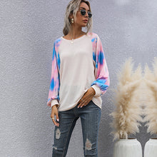 Laden Sie das Bild in den Galerie-Viewer, Bedrucktes T-Shirt mit Rundhalsausschnitt