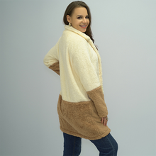 Laden Sie das Bild in den Galerie-Viewer, Doppelseitige Fleece-Oversized-Slip-Pocket-Jacke