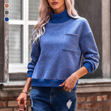 Laden Sie das Bild in den Galerie-Viewer, Wärmer Fleece-Thermooberteil mit Rollkragen