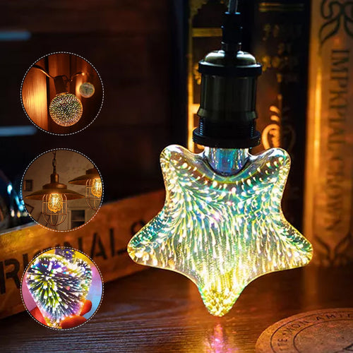 3D Feuerwerk dekorative LED Glühbirne