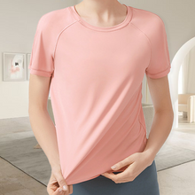 Laden Sie das Bild in den Galerie-Viewer, Geschlitztes Yoga-T-Shirt