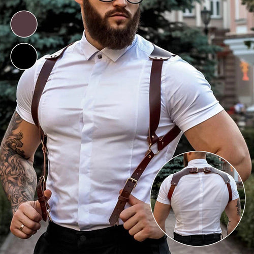 Herren Rückhaltegurt aus Leder