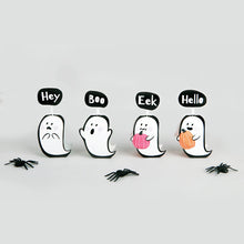 Laden Sie das Bild in den Galerie-Viewer, Niedliche Geister kreative DIY-Lollipop verzierte Karte