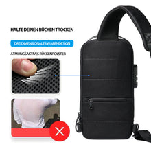 Laden Sie das Bild in den Galerie-Viewer, USB-Brusttasche Für Herren