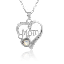 Laden Sie das Bild in den Galerie-Viewer, ,,Ich liebe dich Mama Liebe Herz&quot; Halskette