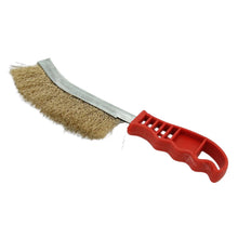 Laden Sie das Bild in den Galerie-Viewer, Entrostungsbürste aus Stahldraht mit Messerform