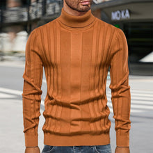 Laden Sie das Bild in den Galerie-Viewer, Lässiger Strickpullover mit Rollkragen für Herren