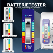 Laden Sie das Bild in den Galerie-Viewer, Praktischer Batterietester