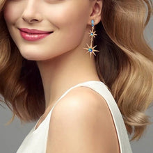 Laden Sie das Bild in den Galerie-Viewer, Asymmetrische Stern- und Mondohrringe