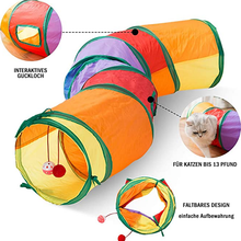 Laden Sie das Bild in den Galerie-Viewer, Faltbarer Tunnel Für Haustiere